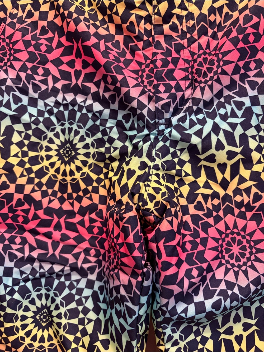 The Children’s Place Girls Colorful Geometric Print Fleece-Lined Snow Pants 🌈❄️ - Picture 2 of 10
